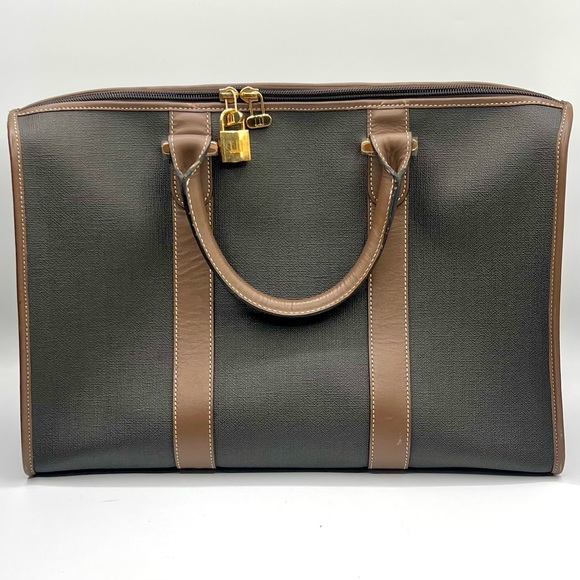 Dunhill Black and Brown Travel Bag - Picture 1 of 15